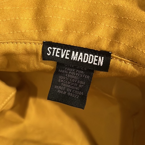 Steve Madden fuzzy bucket hat.  So cute! - Picture 2 of 4